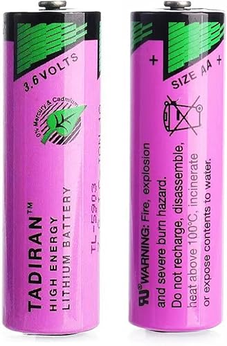 Miniatura 2 de 100 piezas TL-5903 AA 3.6V batería de litio para Tadiran SL-360 Siemens S7-400 6ES7971-0BA00 PLC batería de litio