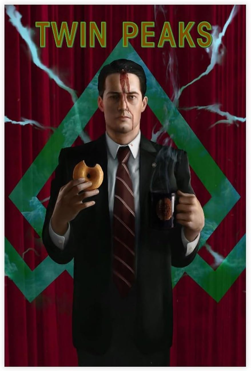 WouND Twin Peaks Mysterious TV Series Poster Classic Modern