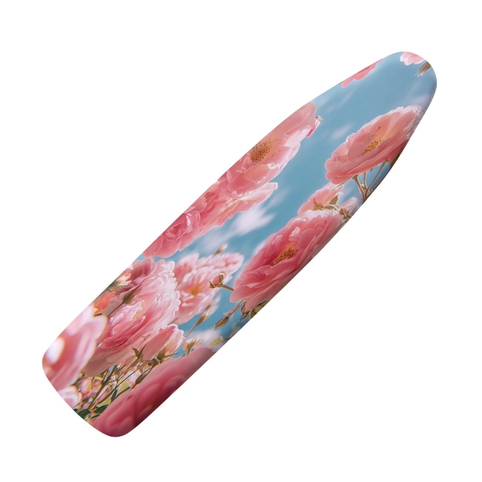 Ironing Board Covers 125 x 45 Elasticated Pink with Padding, Easy Fit and Resists Scorching,Bungee Elasticated Ironing Board Covers Large, Easy Placement