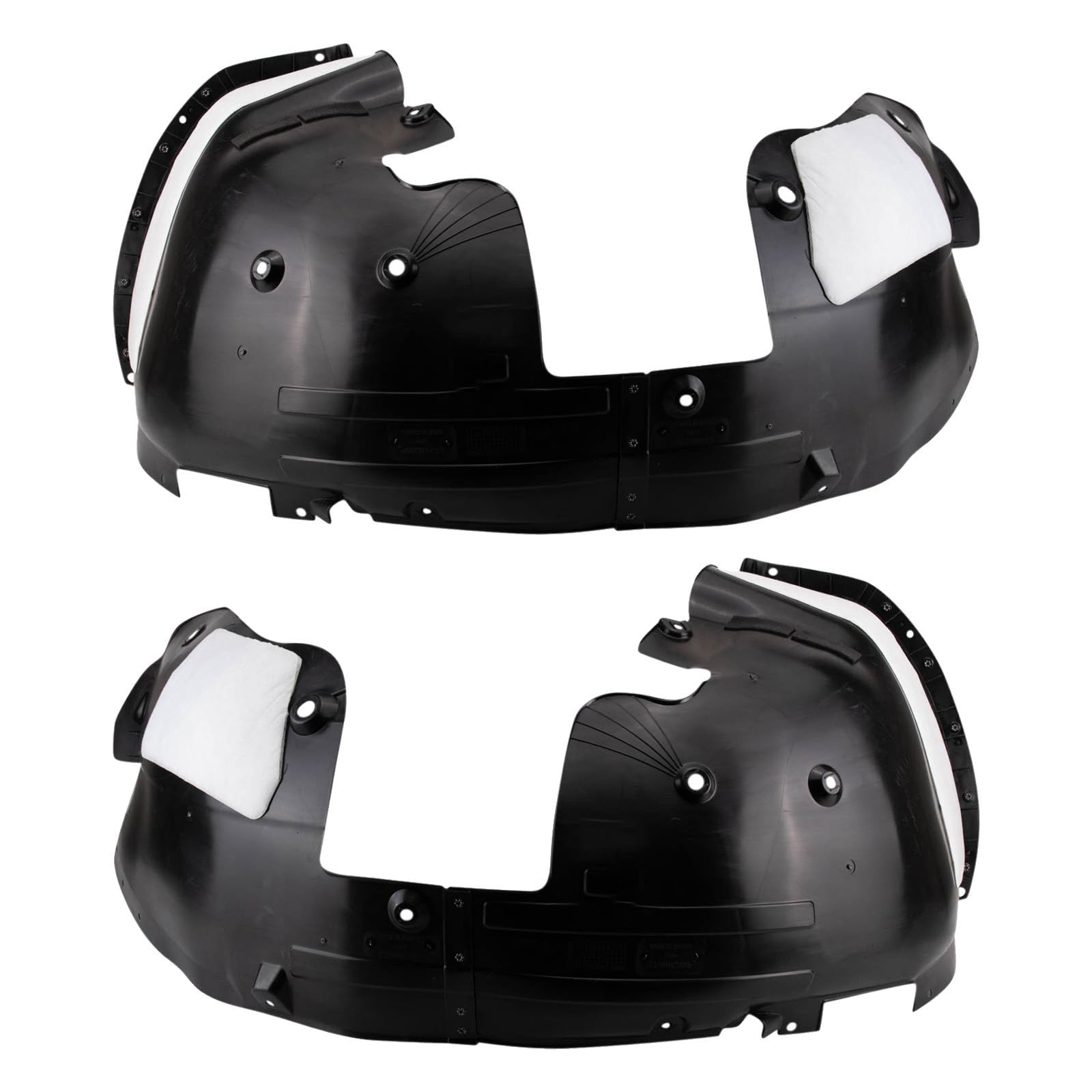 TRQ Front Inner Fender Liner Set