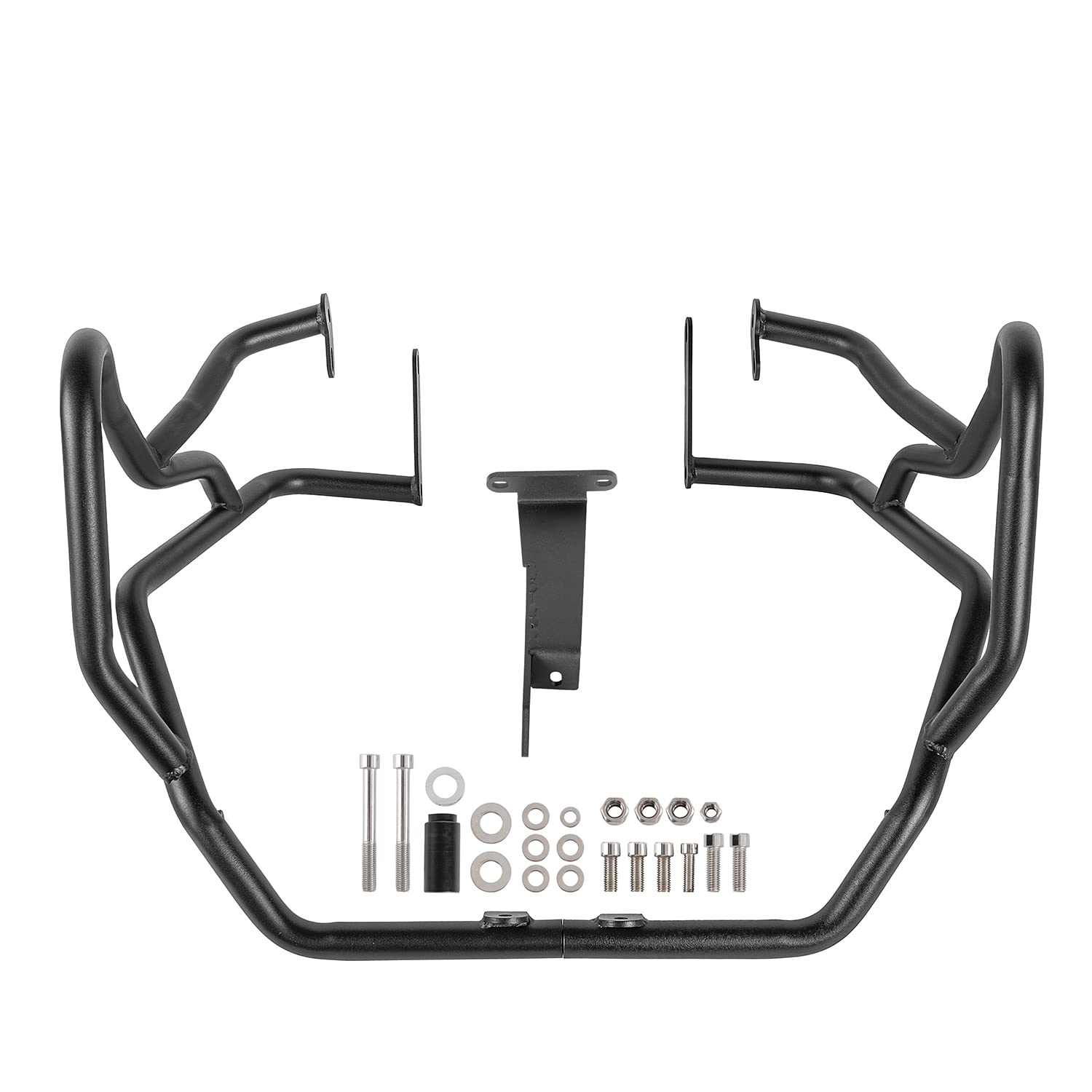 Motorrad Sturzbügel Motorschutz für F750GS F850GS 2018-2023 F800GS 2024 2025 F 750 800 850 GS Sturzschutz Stoßfänger Seitenrahmen Fallschutz (Schwarz – Oben)
