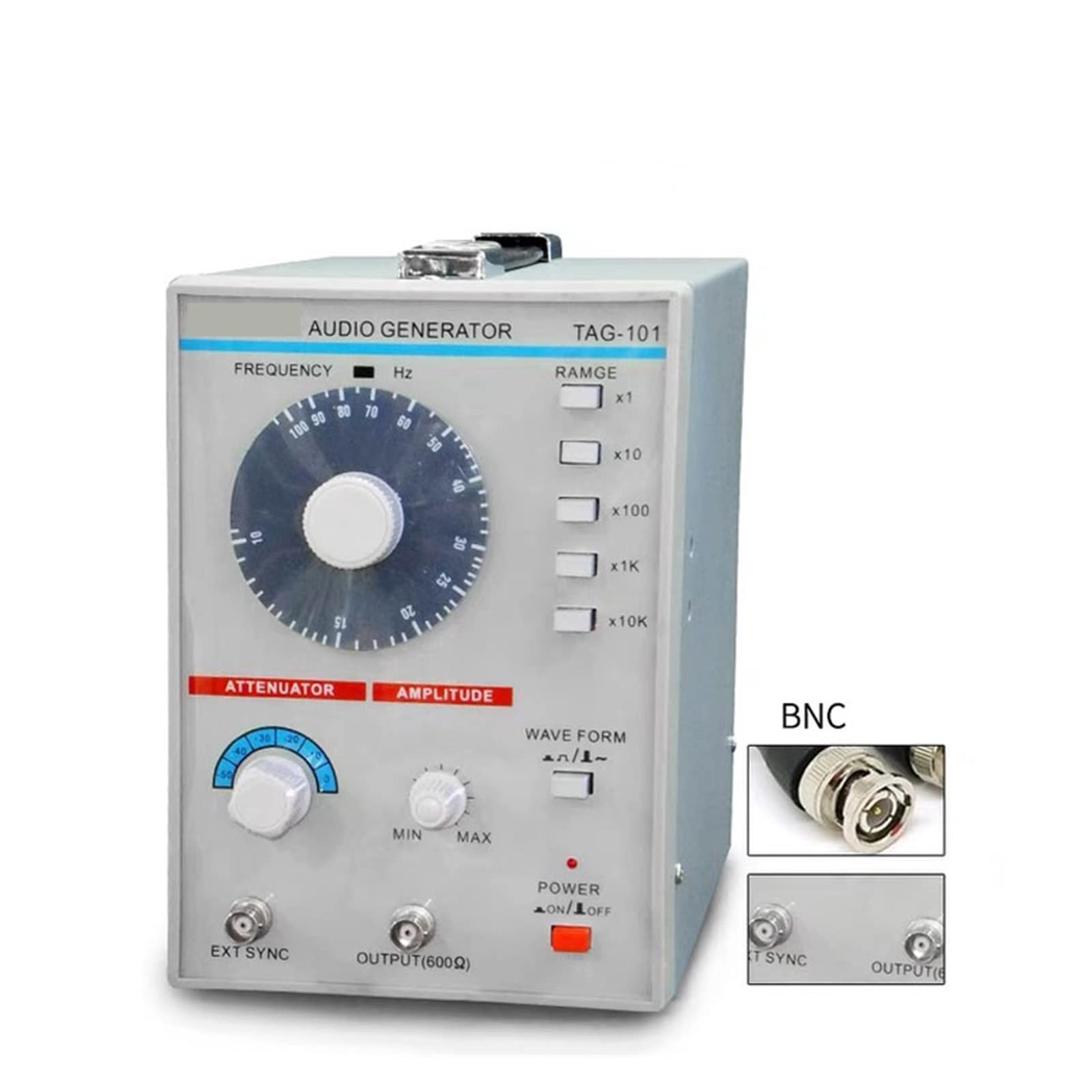 TAG-101 Generator sygnału niskiej częstotliwości Źródło sygnału 10Hz-1MHz Profesjonalne instrumenty i narzędzia