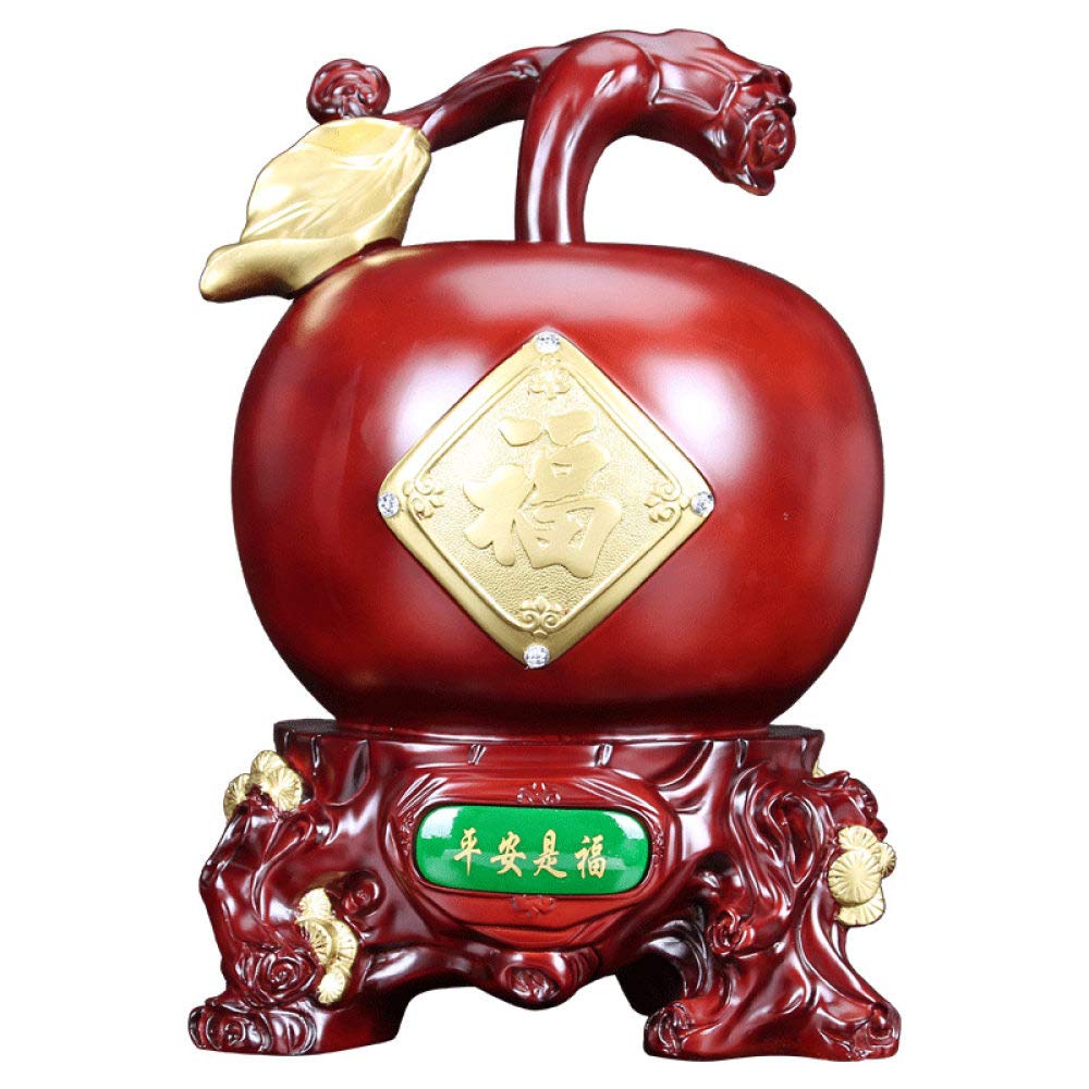 Mignon Creative Simple Résine Chanceux Fruit Statue décoration