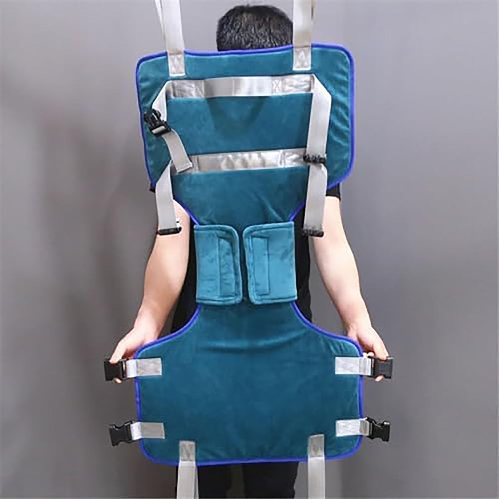 Arnés universalconfort, Arnés para Traslados, Arnés de Elevación de Paciente de Cuerpo Completo, Cinturón para Caminar Asistido por El Paciente, para Enfermería,Anciano, Discapacitado(Large)