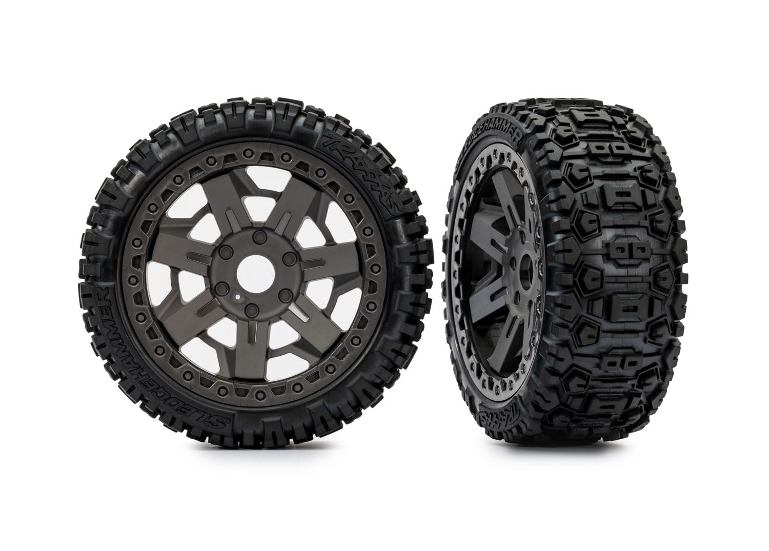 Traxxas T&W 3.0 Gray WHL/SLDGHMMR TIRE