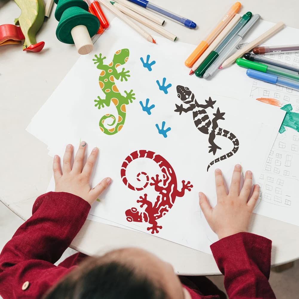 OLYCRAFT 2Pcs 22x28cm Pochoir De Sérigraphie Autocollant Motif Cheval Pochoir De Sérigraphie Fleur De Rose Pochoir De Sérigraphie Amis Amour Pochoir Pour Peinture De Tissu De T-Shirt DIY