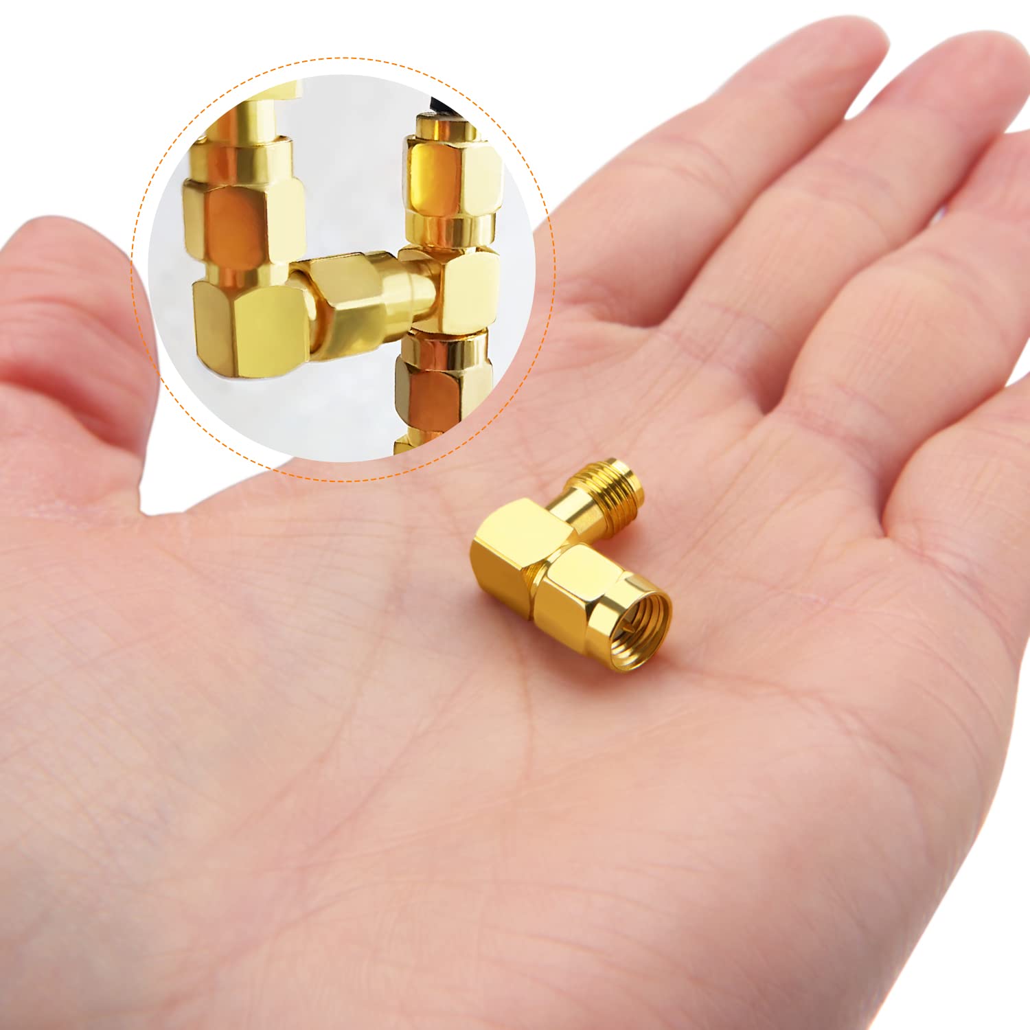 Cavo Antenna Cavo Coassiale 90 Gradi 2M - Maschio F-Type Placcato Oro | Per TV, Satellitare E Modem Cavo Tv Antenna - Foto 11