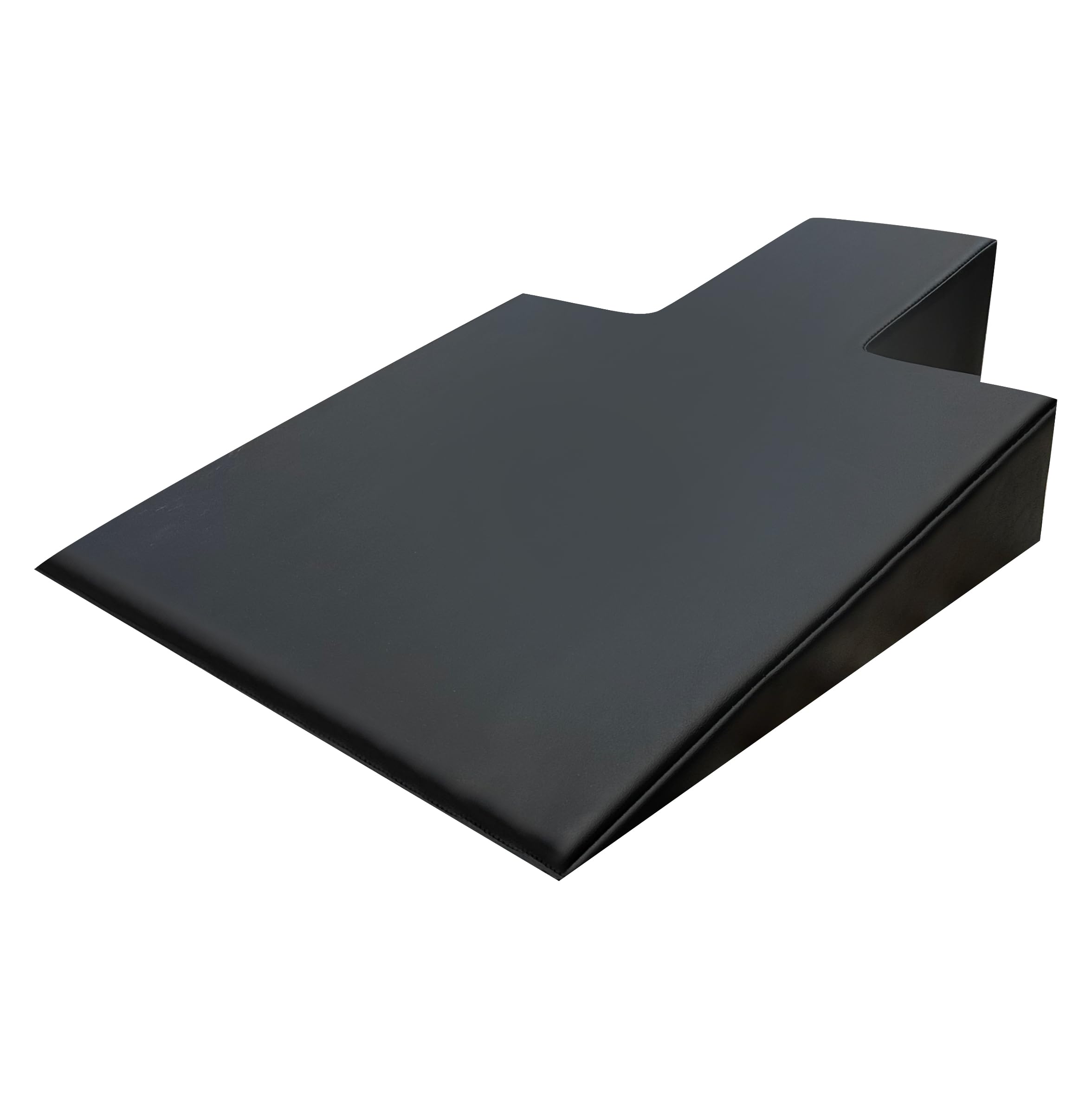 Large Upholstered Wedge for Pilates Reformer Machine, Fitness Equipment for Pilates, Pilates Reformer Accessories for Floor Exercises, Ideal for Home Pilates and Studio Use.