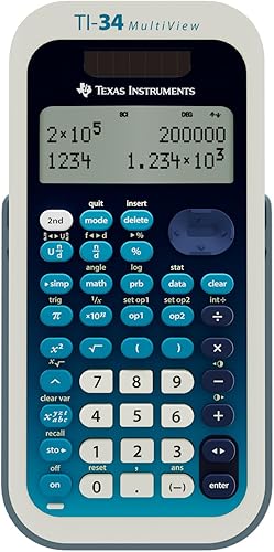 Miniatura 2 de Calculadora científica TI-34MultiView LCD de 16dígitos Azul
