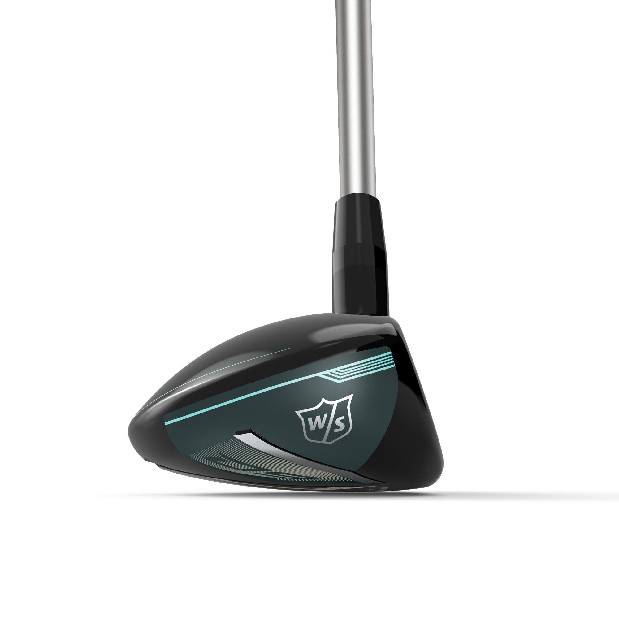 Wilson Staff Golfschläger, D9 Hybrid 4, Für Damen, 22,5° Loft, L-Flex, Für Rechtshänder, Schwarz/Blau, WGW470210