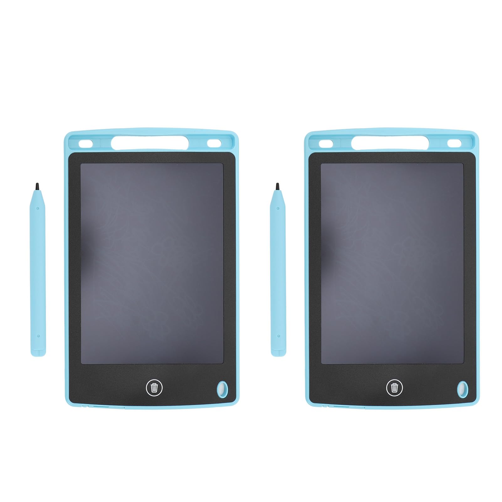 Juego de 2 bandejas de escritura LCD, tablero para dibujar, bloc de dibujo electrónico, juguete educativo para 3, 4, 5, 6, 7, 8 años, niñas y niños