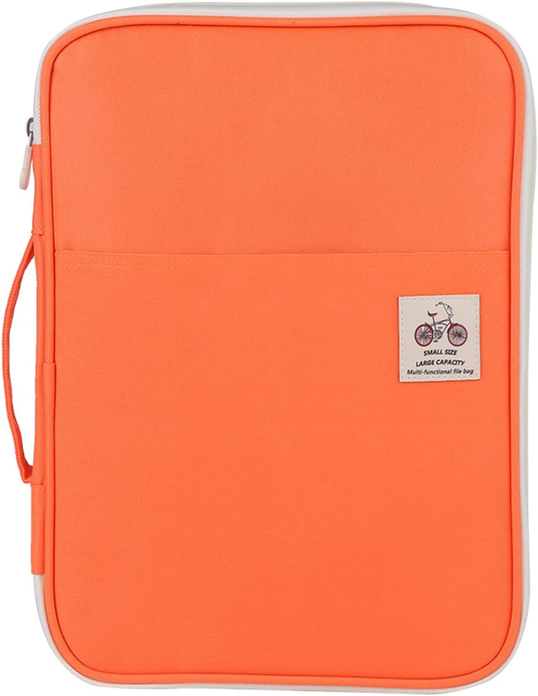 A4 Document Bag, 5Colors File Folder Portfolio Organizer Computer Notebook Zippered