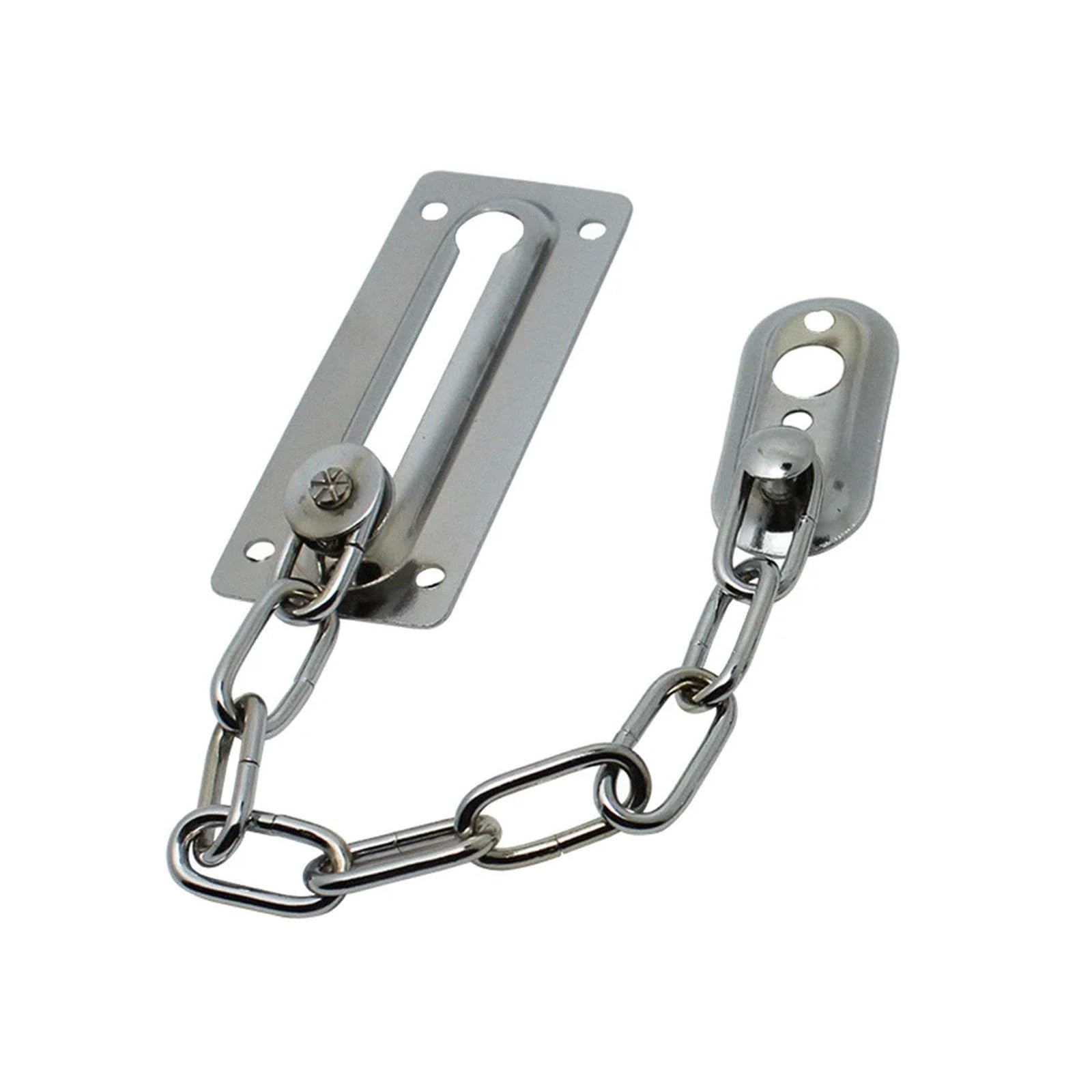 Fdzkrtvm One Color Security Doors Chain Lock, 2Pcs Iron Chain Door Lock Security Latch For Home Room Cabinet Protection