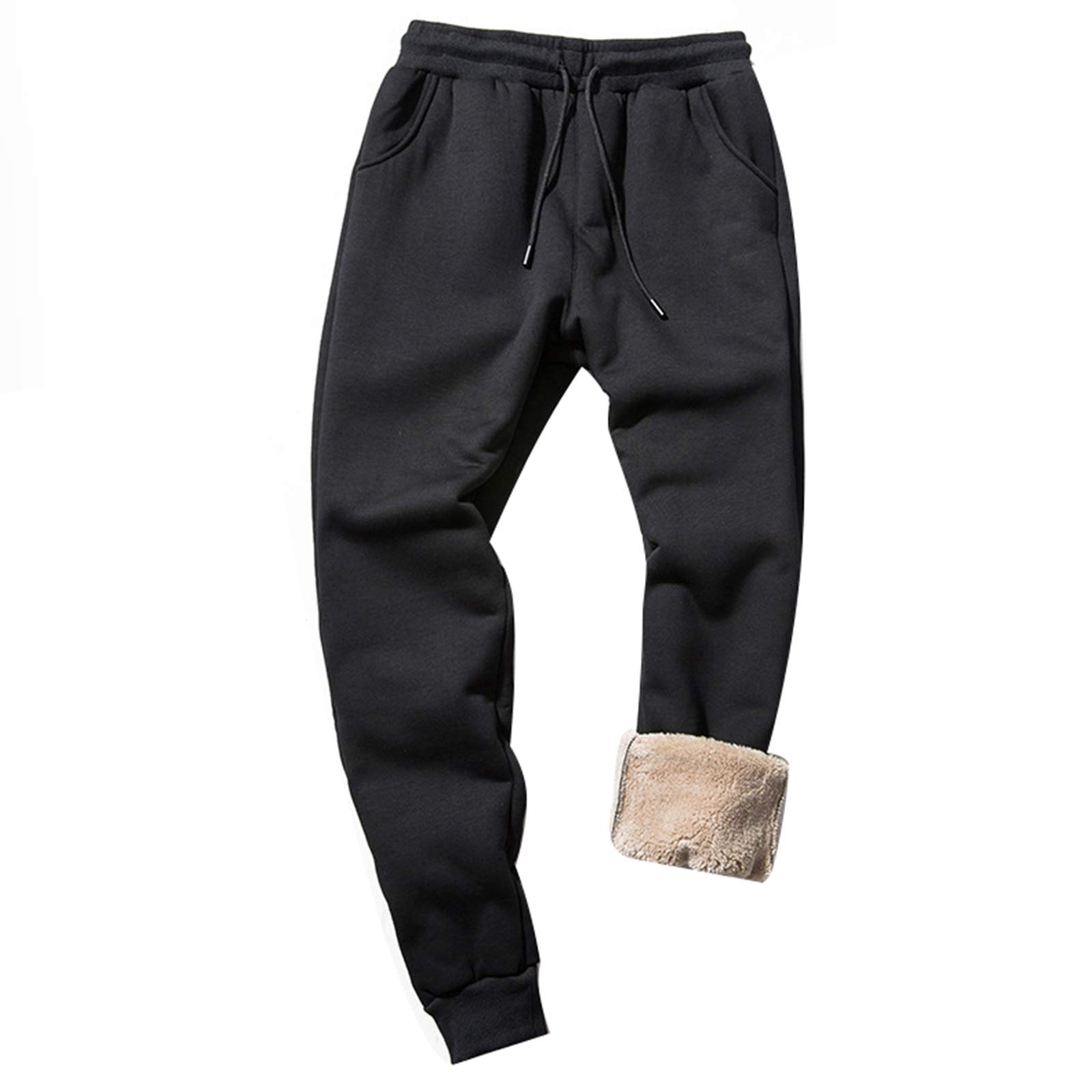 Herren Übergröße 2 Stück/ 3 Stück Winter Sherpa Fleece Trainingsanzug Jogginganzug Sportanzug (S-6XL)