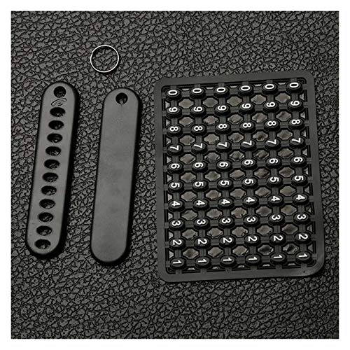 Hongtai Sleutelhanger Telefoonnummer Kaart Sleutelhanger Bradied Telefoon Nummer Plaat Sleutelhanger Auto Voertuig Sleutelhanger Accessoires (Color : K6060 17) - Image 3