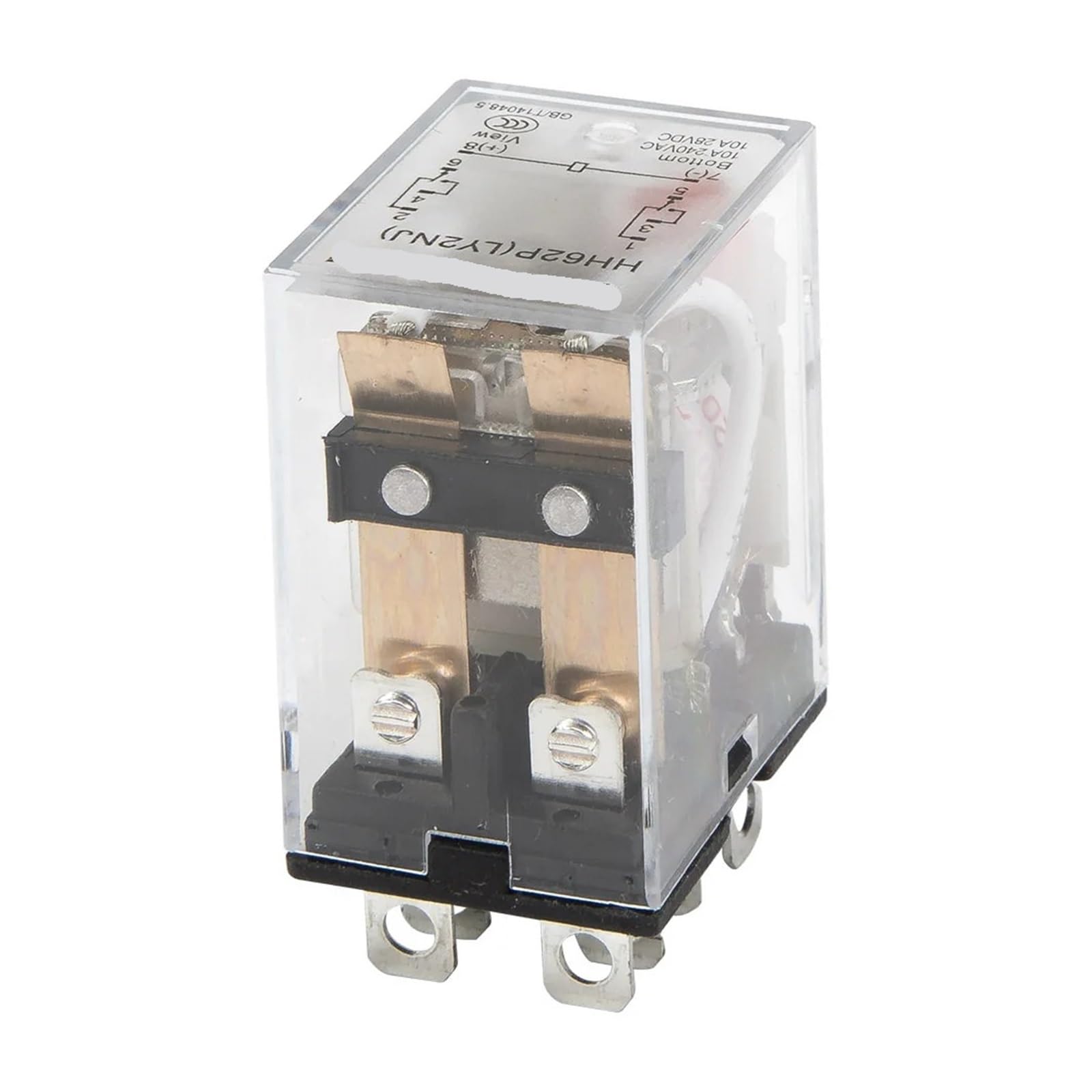 AARTERZZA JQX-13FL Electromagnetic Relay with LED Indicator, JQX-13F LY2 Series HH62P, 220V AC
