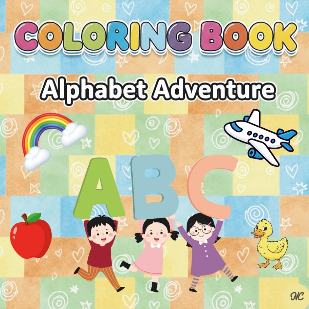 Alphabet Adventure Coloring Book: A-Z Coloring Book for Preschoolers & early Learners: Learn Big and Small Letters | Cute Coloring Pages for Early Learning