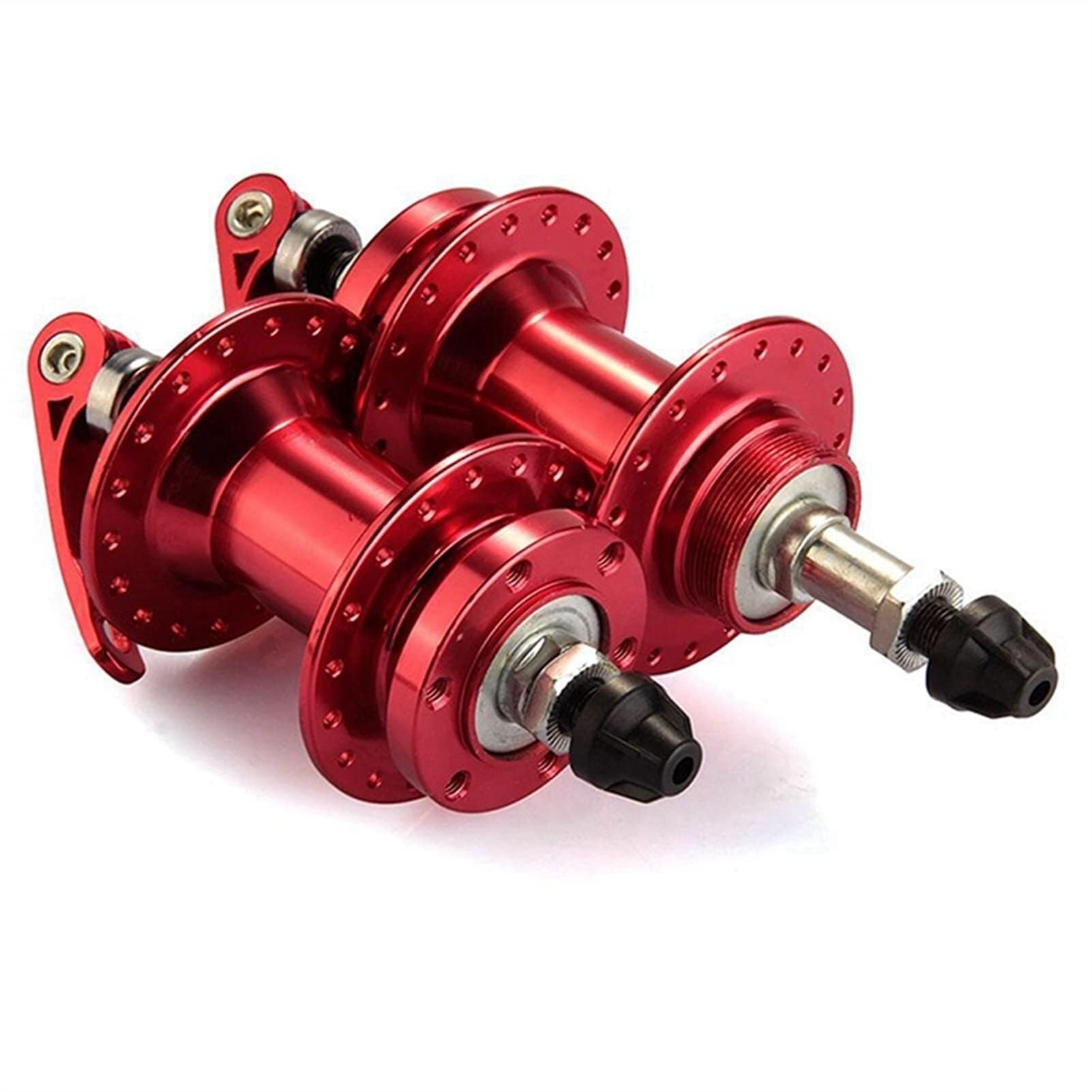 Rilasci Rapidi per Bicicletta Spiedini for Mozzo Ruota Bici 1 Paio Freno A Disco Mountain 100/135mm Rosso con Fascia da Braccio 2 Pezzi, Attrezzatura Corsa Riflettente
