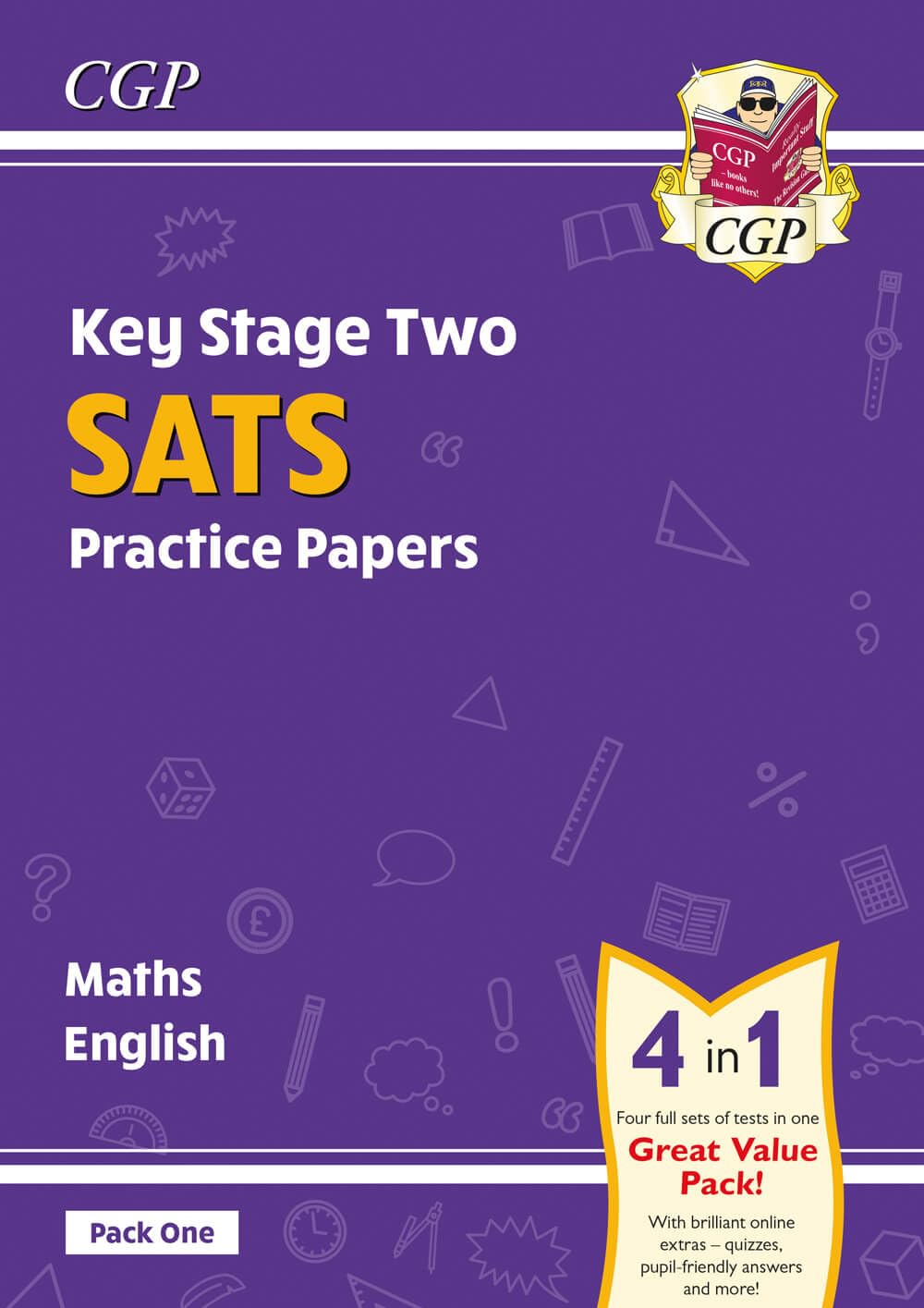 KS2 Maths & English Year 6 SATS Practice Papers: Pack 1 - for 2026 (with free Online Extras)