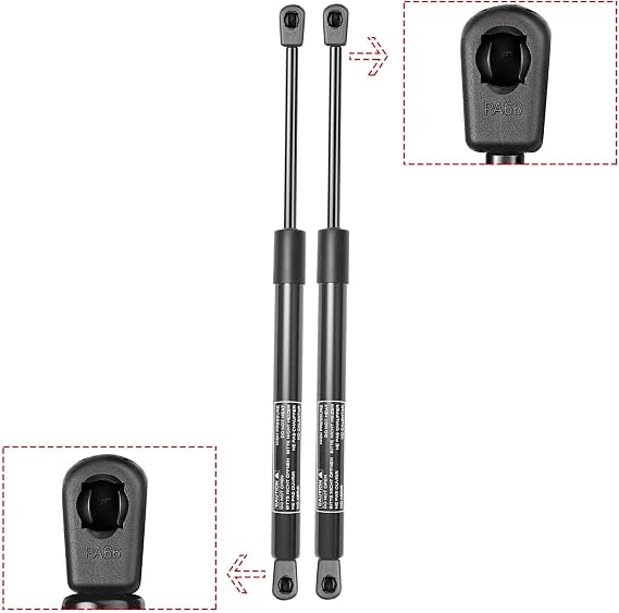 Front Hood Lift Supports Shocks Gas Struts Spring 4364 Compatible with Dodge Ram 1500 2500 3500 5500 2002-2010 Reference 55276321AA,55276321AB,55276321AC, SG314036(2Pcs)