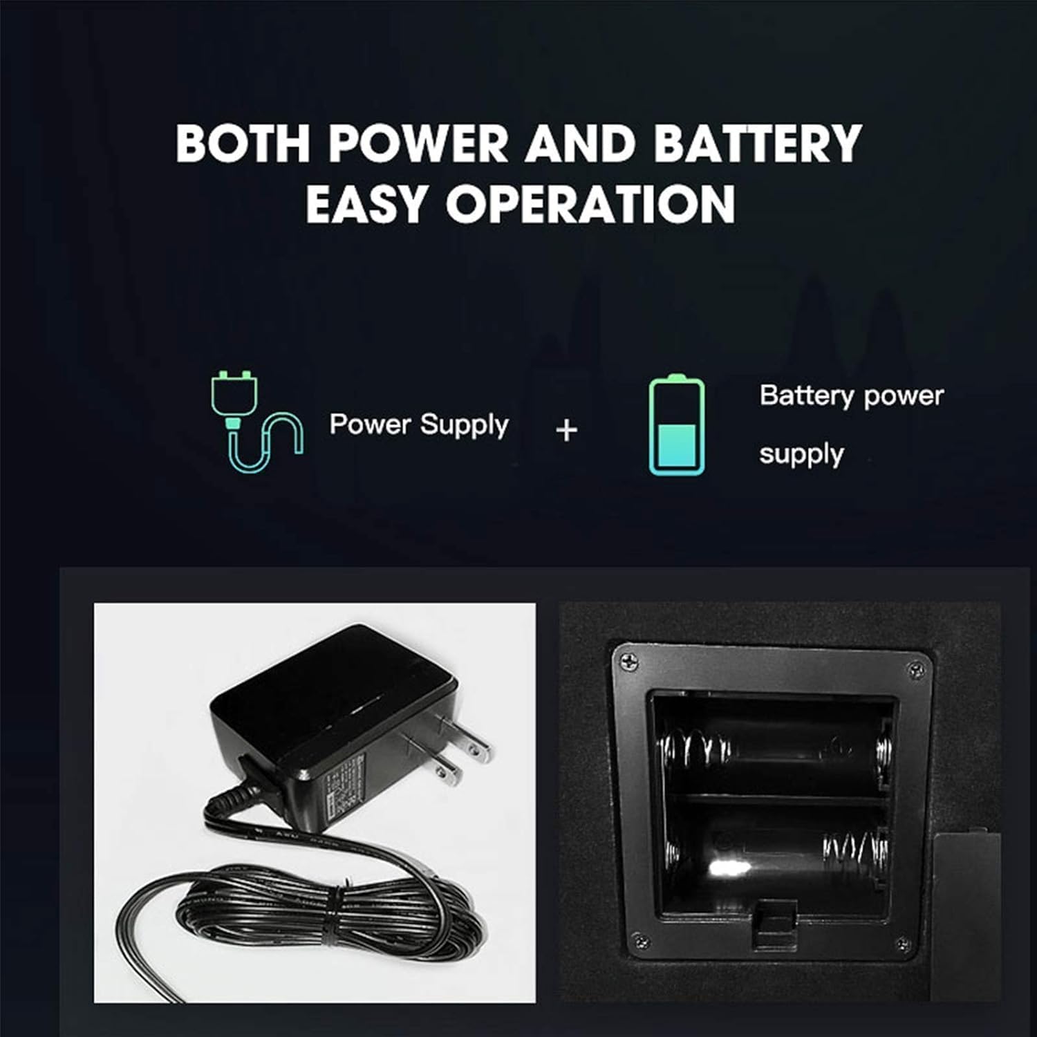 FENOKD Automatic Watch Winder Box 4 Built-in LED Light Black Piano Paint Exterior Dual Power Supply Quiet Motor