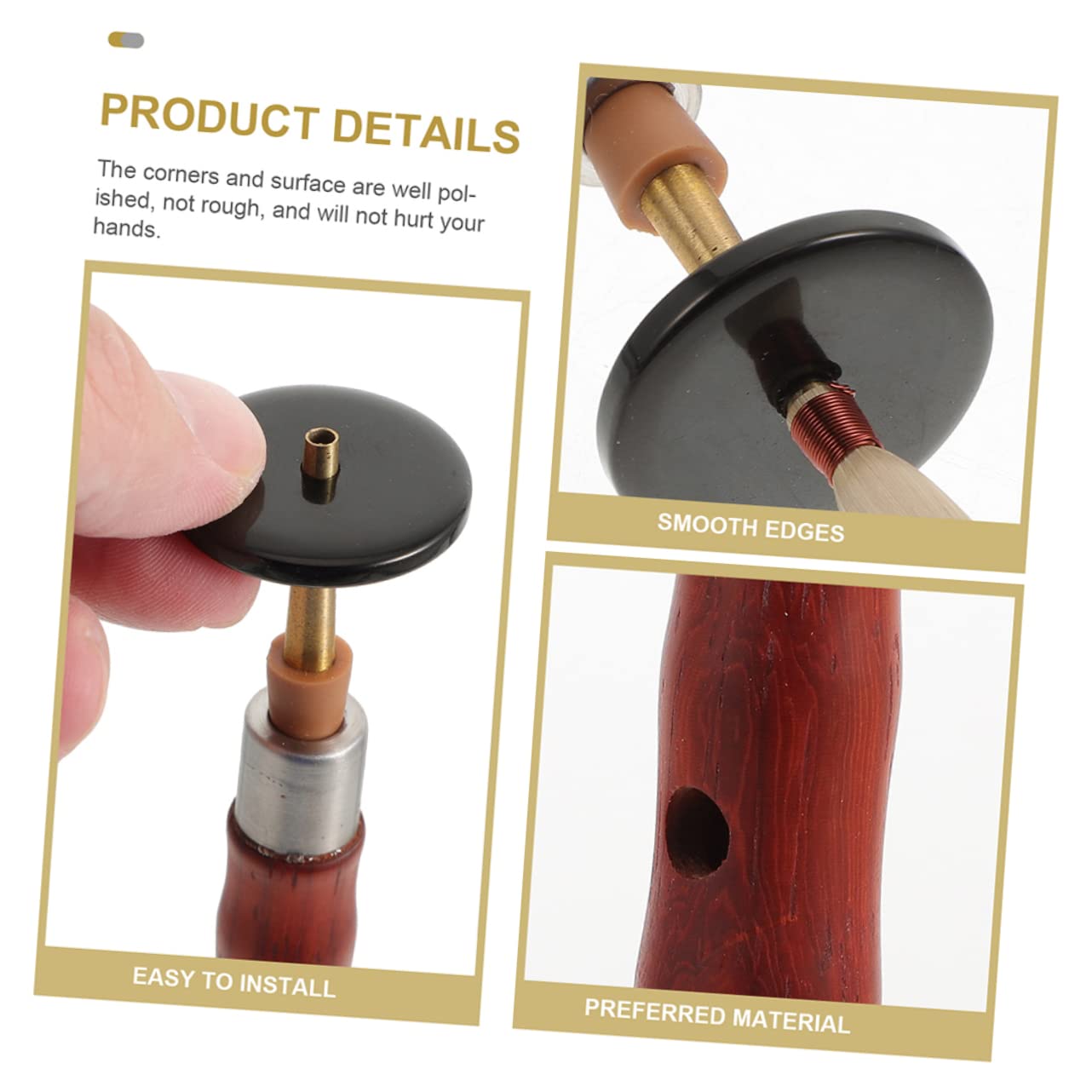 ifundom Suona Profesional China de Palo de Rosa Rojo en Tono, Instrumento Musical Étnico Tradicional para Principiantes, Lengüeta de Plástico, Fácil de Transportar y Color Aleatorio