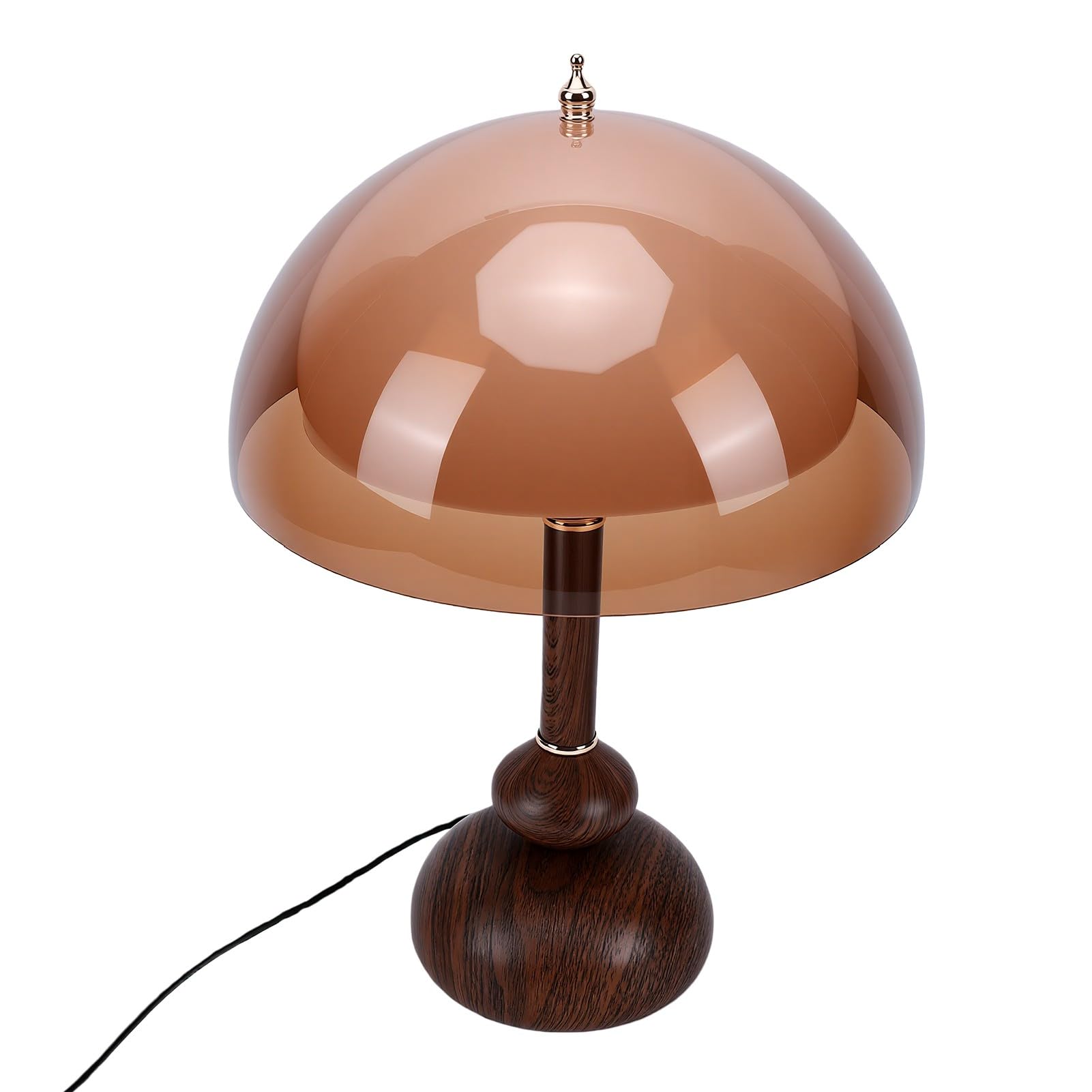 TOPINCN Lampada da Tavolo Vintage, Luce da Comodino Stile Nordico con 3