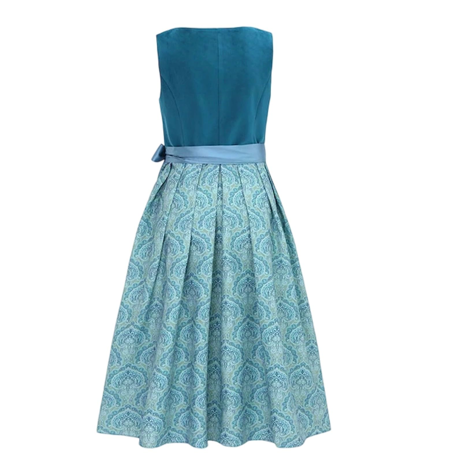Dirndl Damen Oktoberfest Damen Outfit Lang Dirndlkleid Trachtenkleid Oktoberfest Dirndl Kleidung Trachtenmode Kleid Schlicht Tracht Dirndlkleid Schürze Modern Knielang Schlicht Festlich