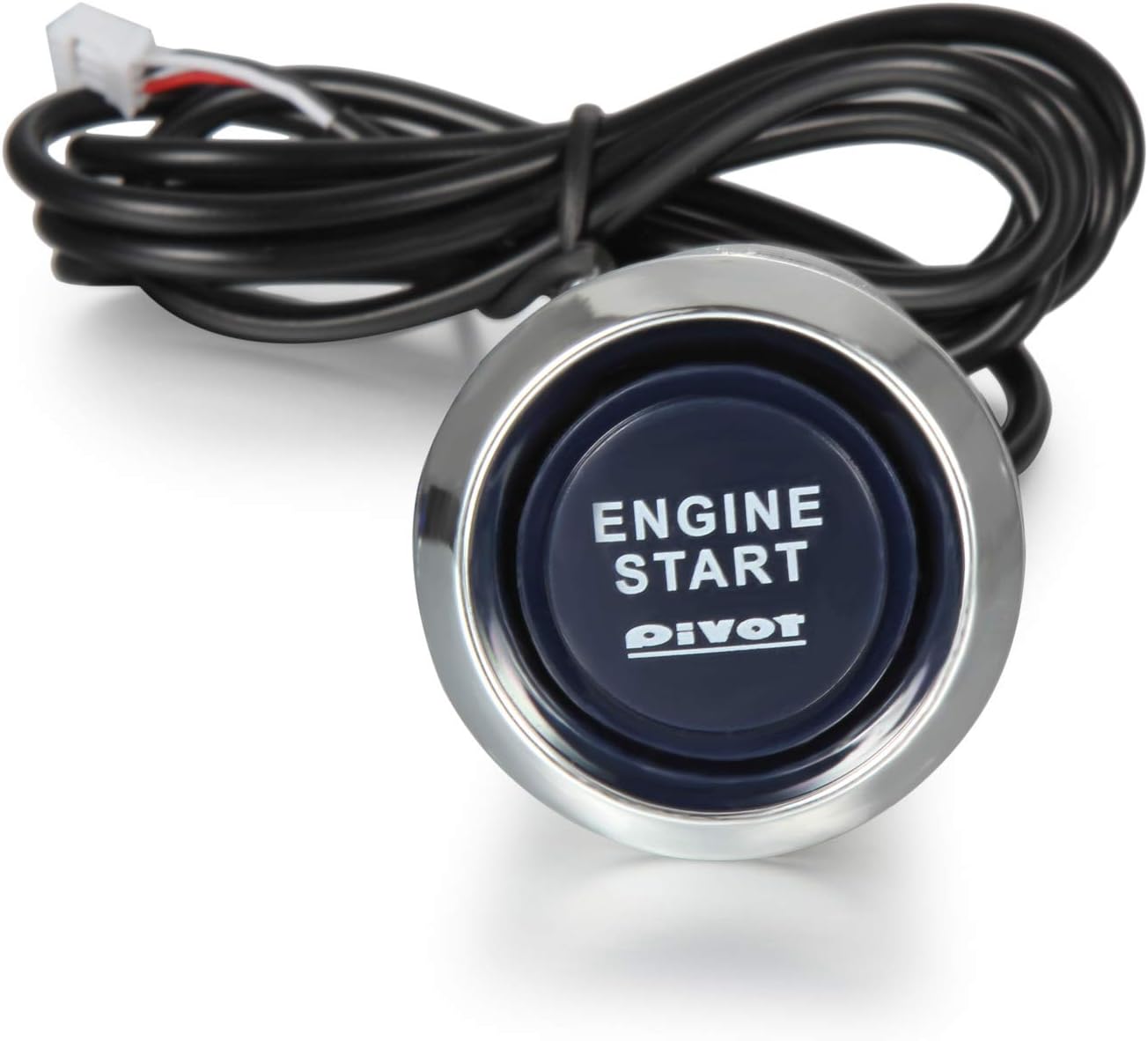 Dromedary Blue Illuminated Car Van Push Ignition Starter Switch Engine Start Button Ignition Starter Switch 12V