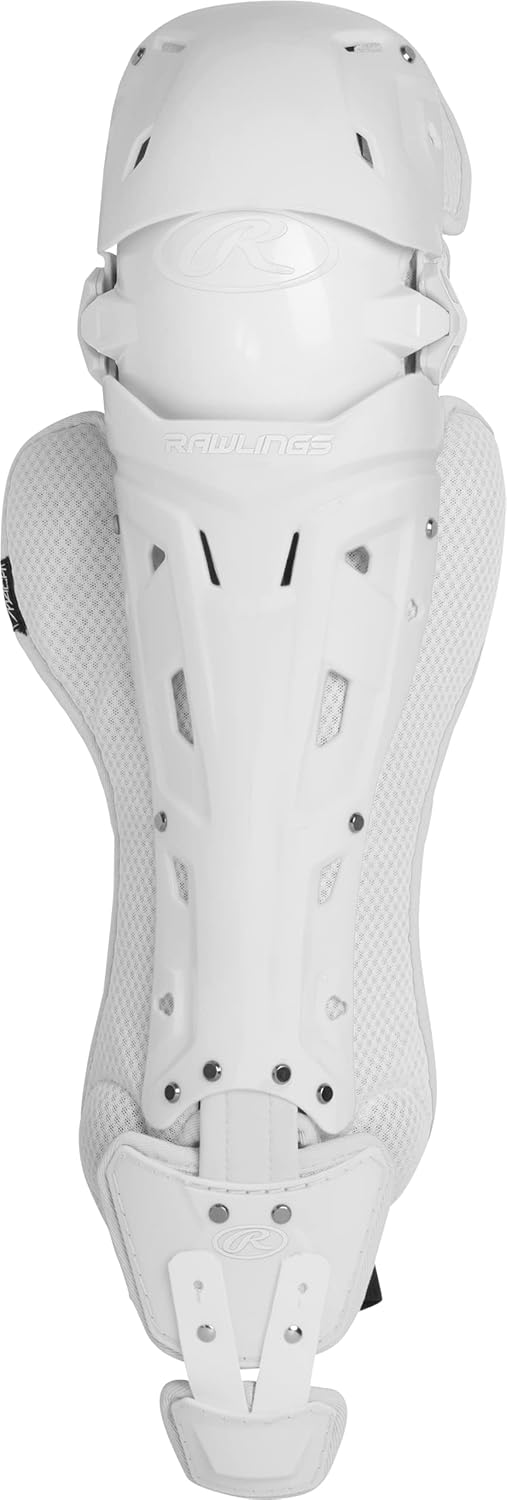 Rawlings Rawlings | MACH Catcher's Leg Guards | Baseball | NOCSAE Certified | Adult & Intermediate Sizing | Multiple Colors