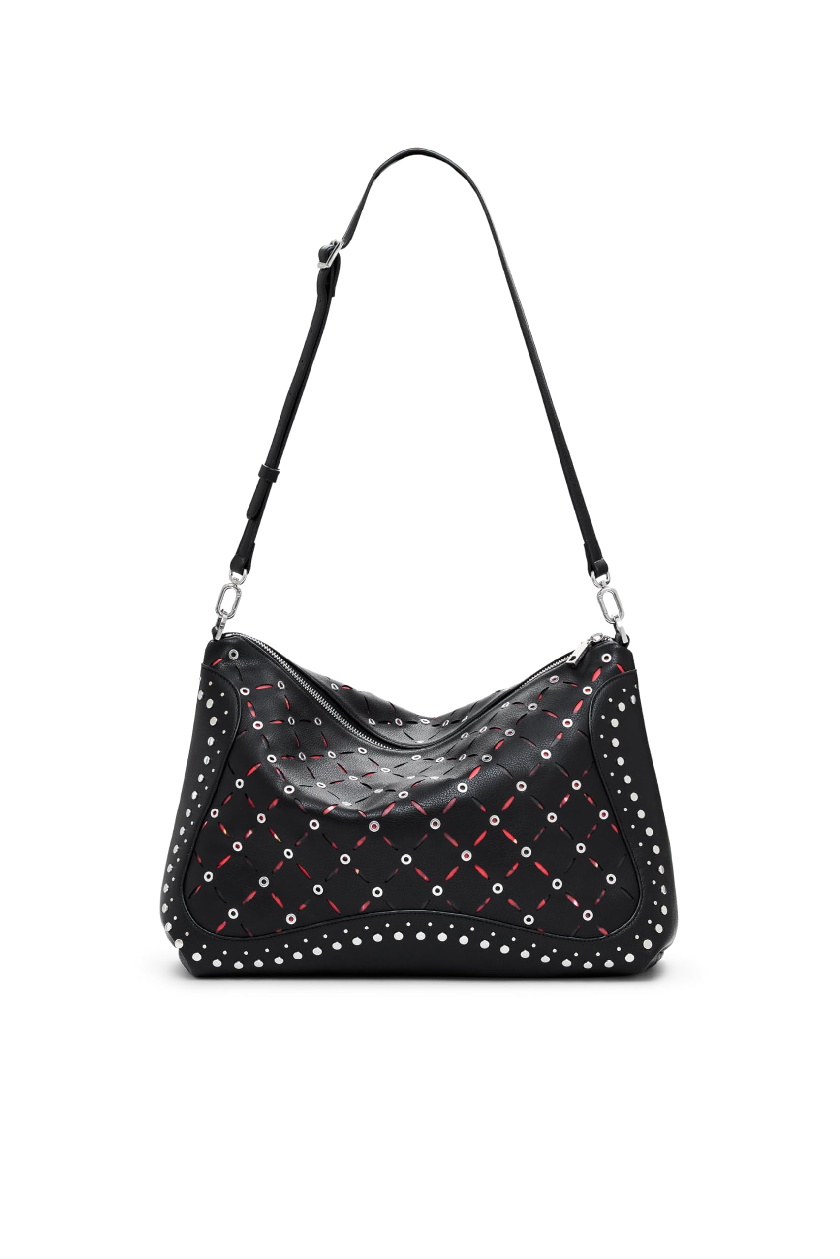 Desigual borsa a tracolla Leiria Yankee Shoulder Bag Black nero
