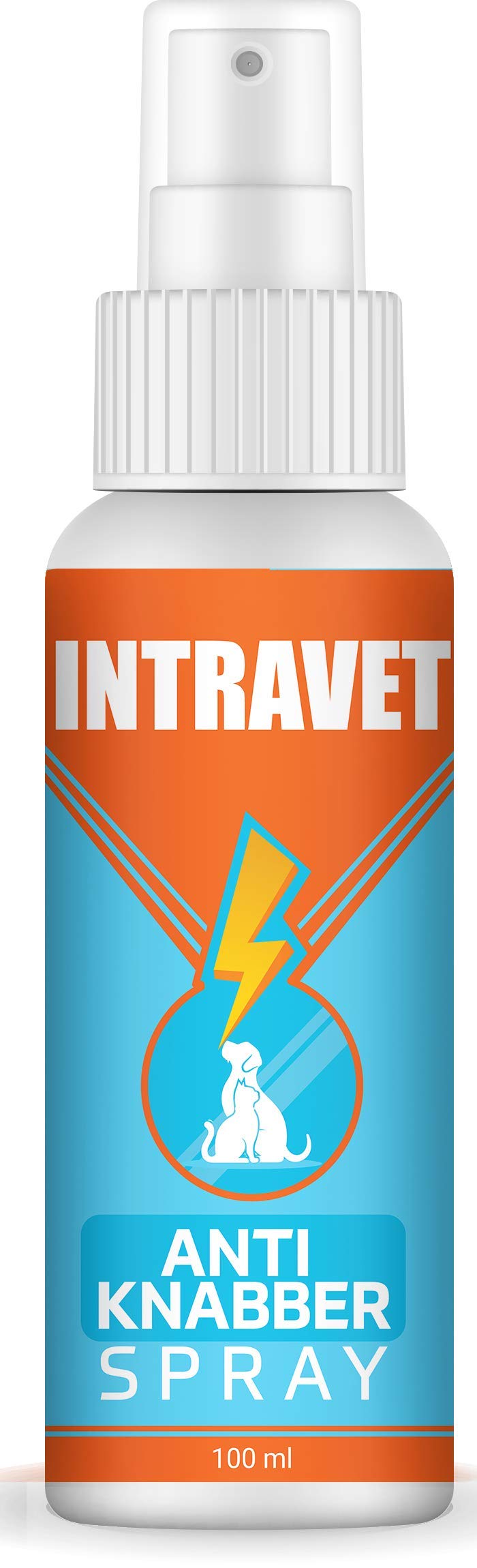 Saint Nutrition Intravet Anti Knabber Spray - Fernhaltespray für Katzen und Hunde – Katzenabwehr & Hundeabwehr für Indoor und Outdoor – natürliche Inhaltsstoffe, Nicht schädlich für Tiere