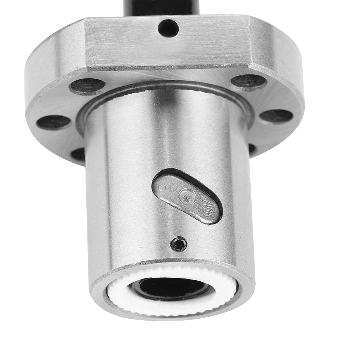 Vis à billes SFU1204 - 500 mm - Vis filetée en acier inoxydable - Sans embouts latéraux pour pièces CNC