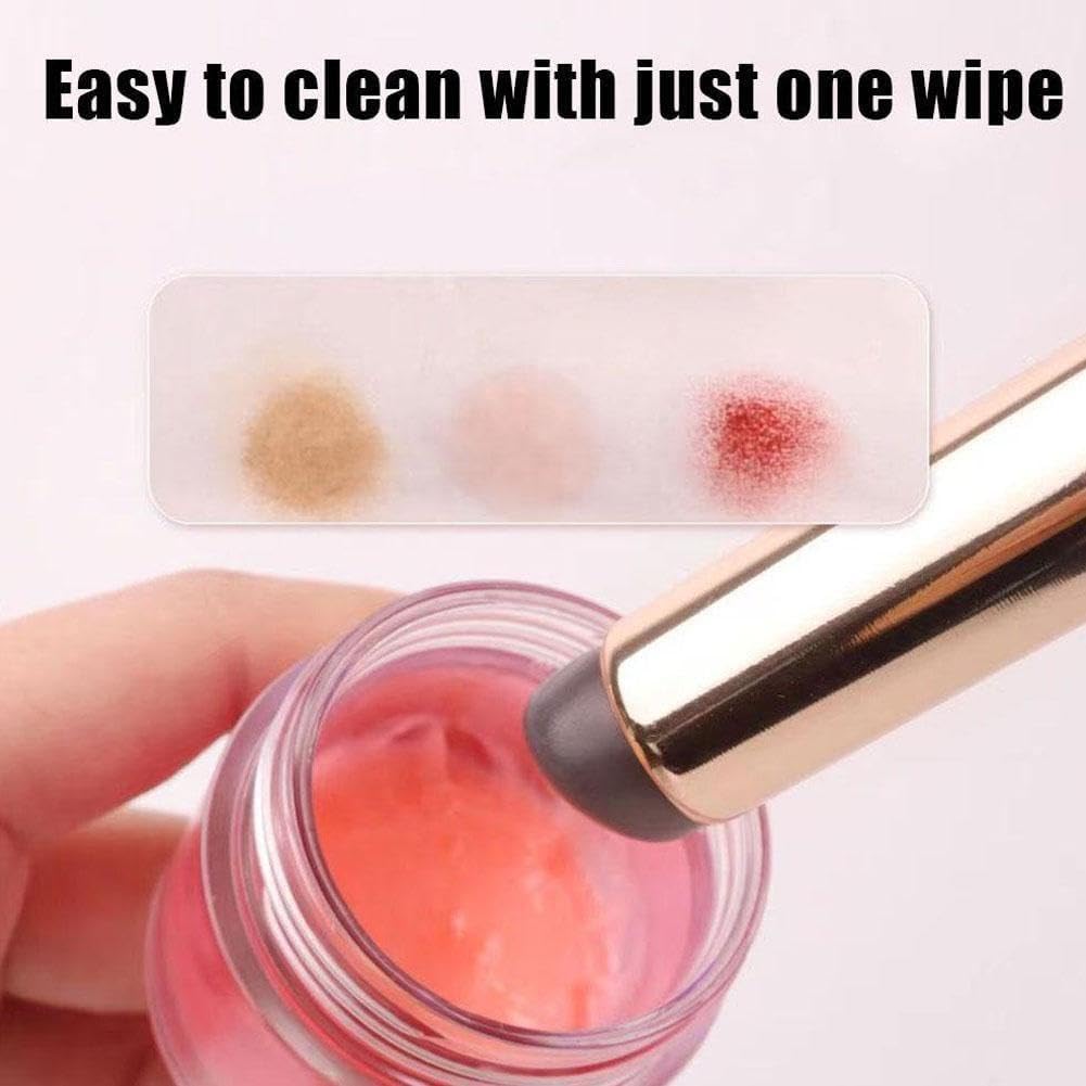Pennello per Trucco in Silicone - Applicatore per Labbra Con Coperchio, Strumento di Bellezza Coreano
