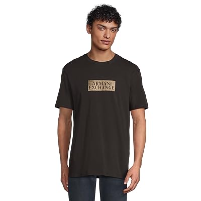 Armani Exchange Gold Detail Cotton T shirt Men