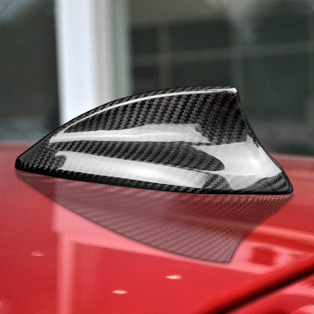 Antena De Coche ALETA DE TIBURÓN Fibra De CARBONO | Recepción Verdadera