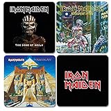Iron Maiden – Sottobicchieri Coaster set – Album Cover Mix 2