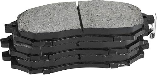 Miniatura 2 de A-Premium Juego de pastillas de freno de disco de cerámica delanteras y traseras compatibles con modelos seleccionados de Nissan e Infiniti - G37