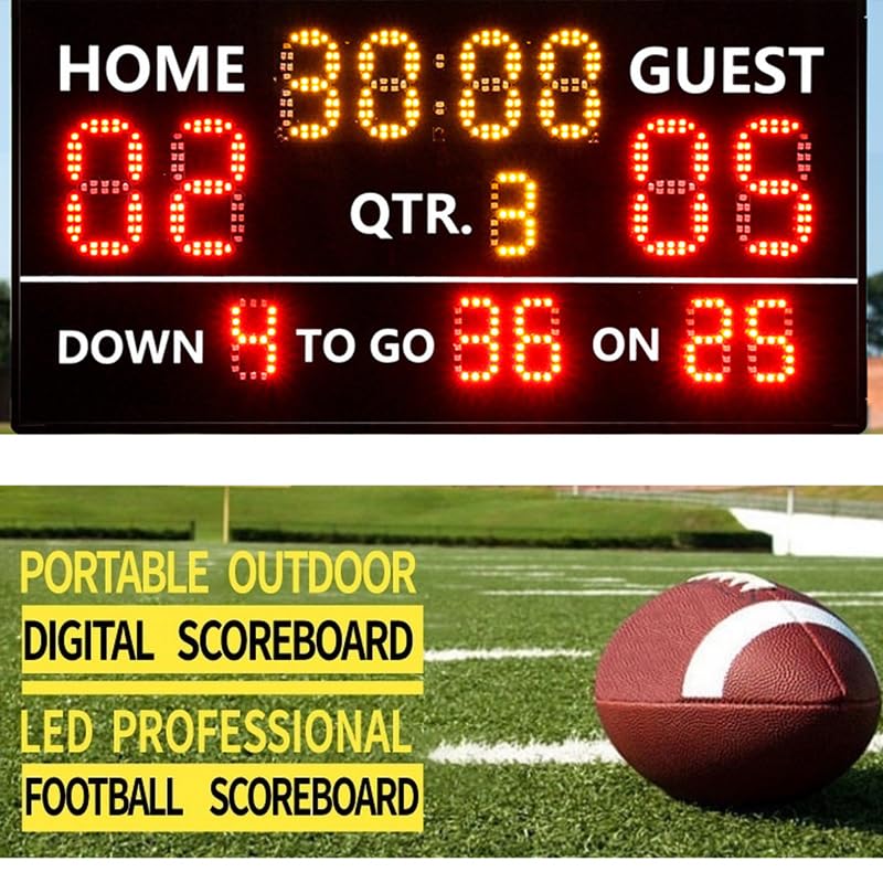 Marcador Digital Portátil de Fútbol Recargable con Control miniatura 6