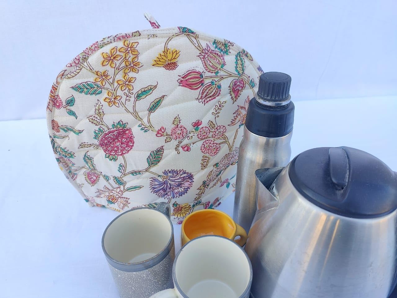 Hand Block Tea Cozy - Keep Tea Warm & Stylish -6 Hand Block Tea Cozy - Keep Tea Warm & Stylish -6