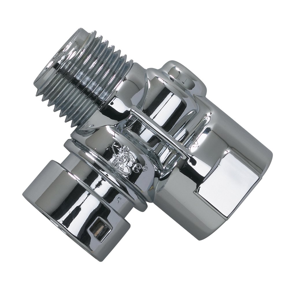 Rinse Ace Extra Connector for Detachable Hose - Spare Part for Showerhead Sprayer, Chrome, Plastic, Standard