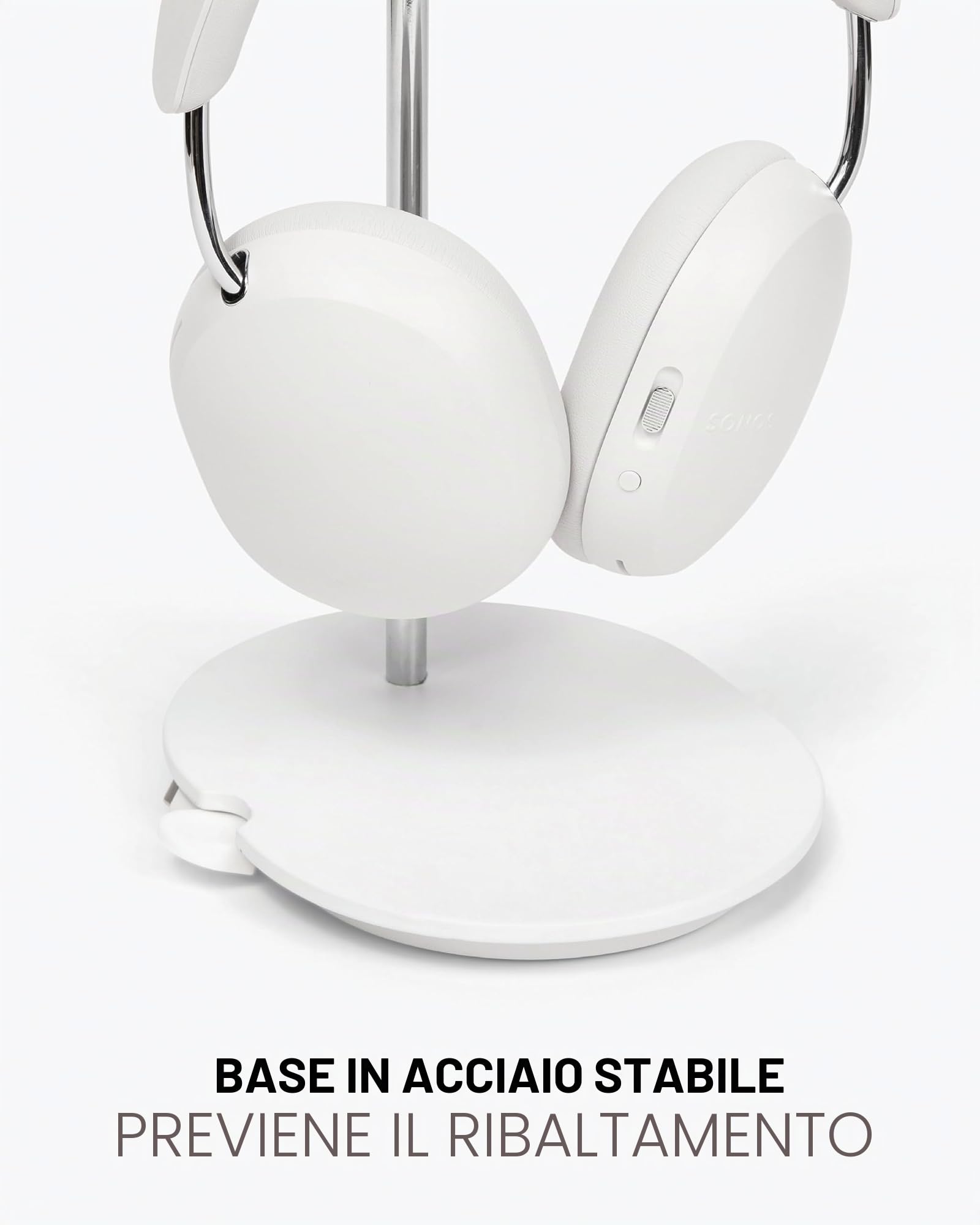 Sanus Supporto per cuffie progettato per cuffie Sonos Ace, bianco