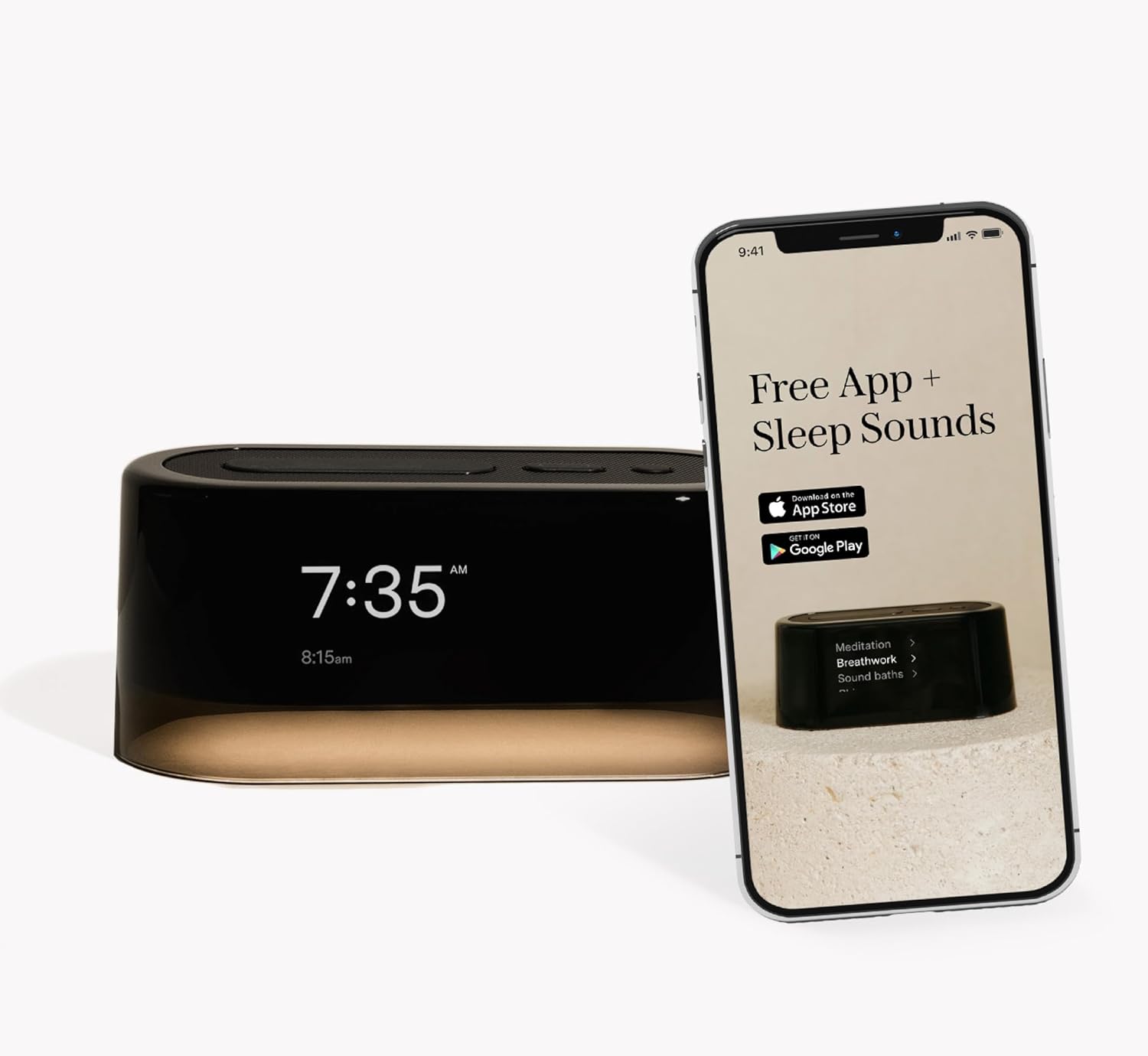 Loftie Alarm Clock Bluetooth Smart with Speaker for