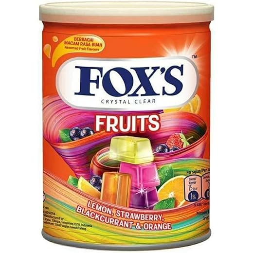 Crystal Clear Fruit Candy Tin 180g