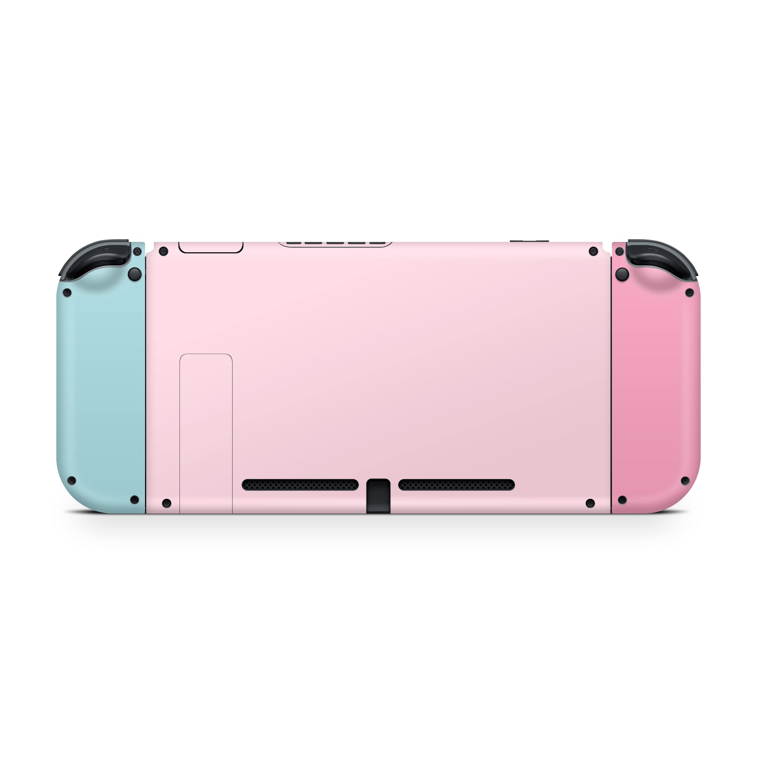 ZOOMHITSKINS Nintendo Switch Skin - Pink Nature Leaves Vintage Design