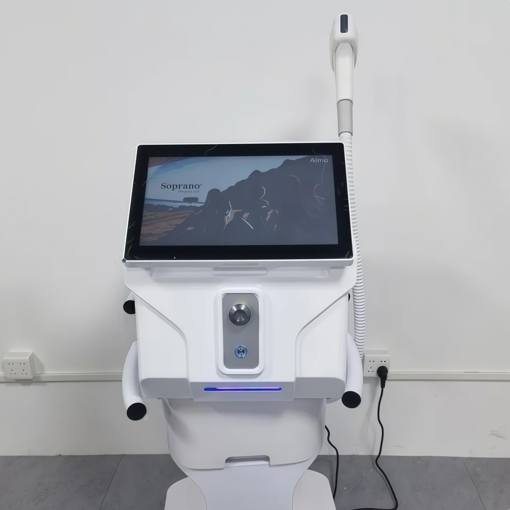 Professional 4000W diodo laser depilatore, 4 lunghezze d'onda 755nm 808nm 940nm 1064nm depilazione intelligente, ghiaccio maniglia depilazione calma la pelle, certificazione CE