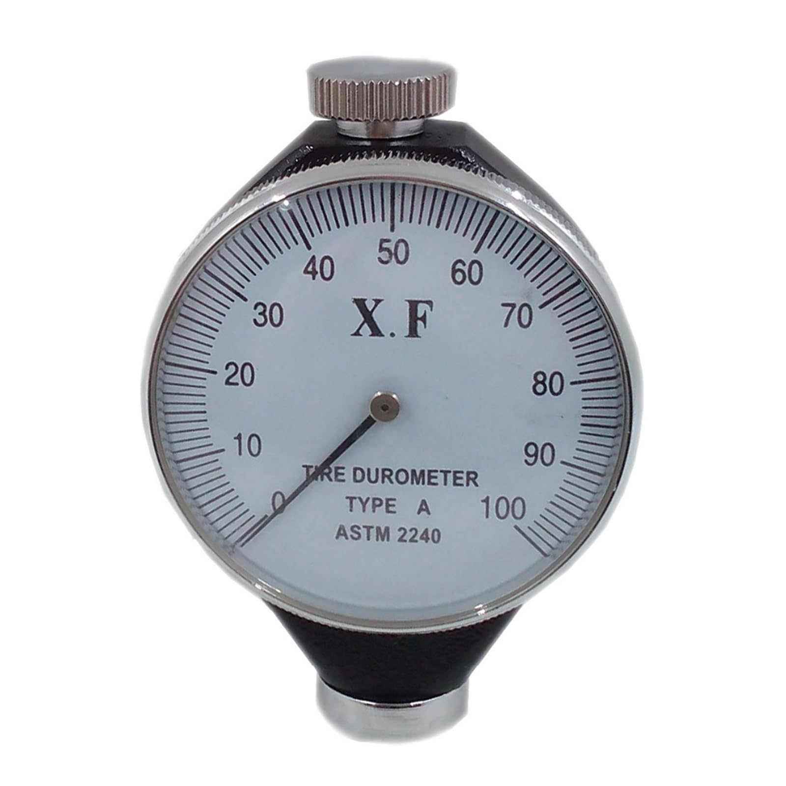 Hardness Tester, Shore Durometer A/O/D 0-100 HA Rubber Tire Hardness Tester Meter for Plastic Leather Rubber Multi-Resin(Type A)