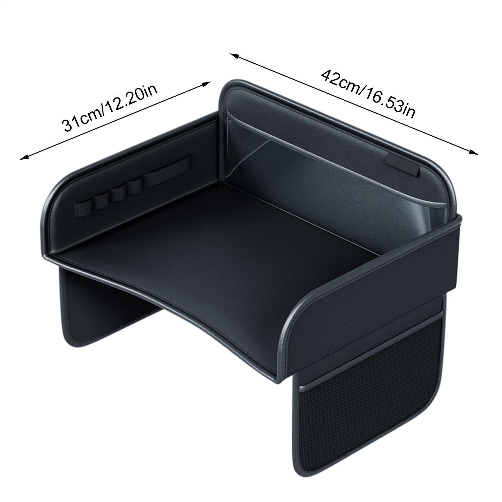 Vassoio Bambino Per Seggiolino Auto Organizzatore Scrivania Nomade Bambino Tablet | Vassoio Per Bambini In Pelle PU Seggiolino Auto Bambino Computer Bicchiere Bambino Organizzatore Tavolo Seggiolino Auto