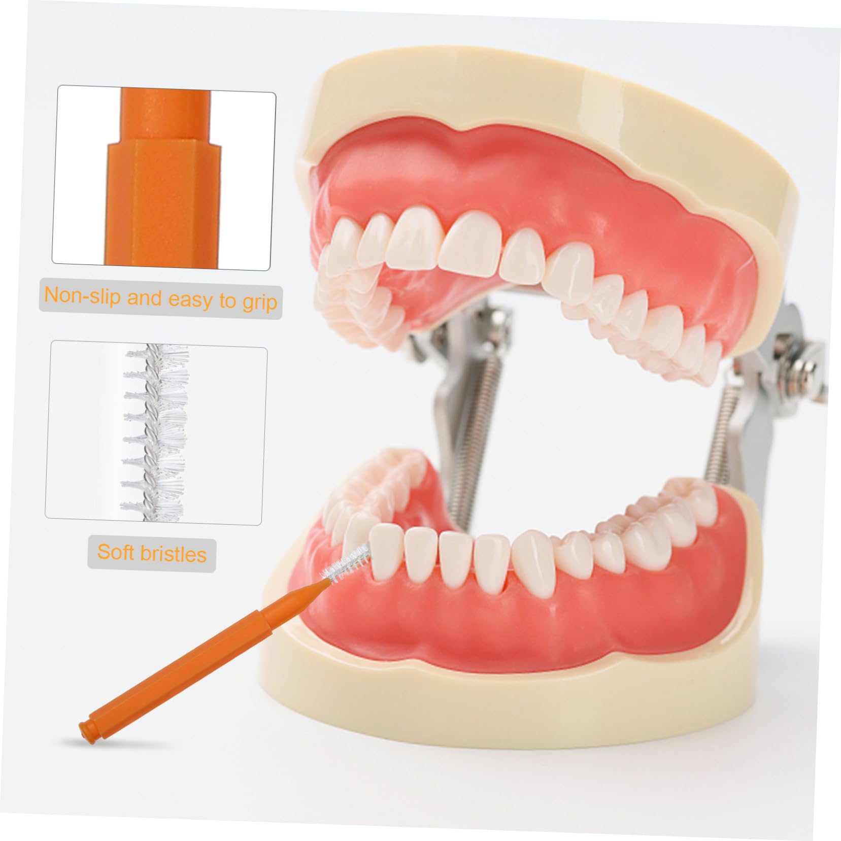 3 Set Scovolini Interdentali Colorati Per Denti Facile Utilizzo Inossidabile E Adatto Per Braces Orale Quotidiana Confezione 100 Pezzi*3