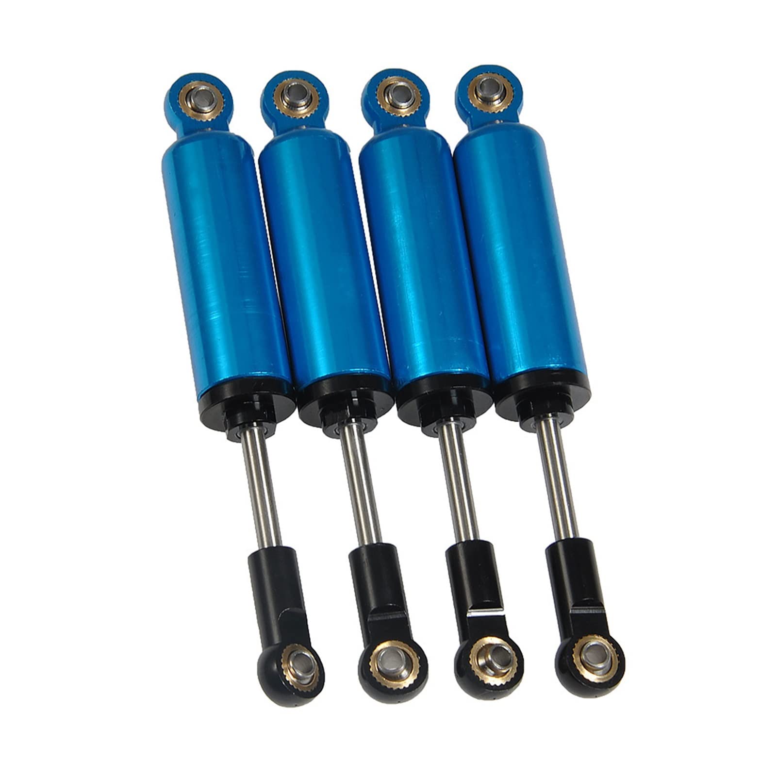 4 szt. Metalowe zawieszenie amortyzatora 90mm wewnętrzny amortyzator sprężynowy, do części gąsienicowych 1:10 Axial SCX10 D90 RC Zdalny amortyzator samochodowy(Blue)
